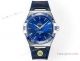 Swiss Copy Omega Constellation new 41 Men's Watches Blue Leather Strap (4)_th.jpg